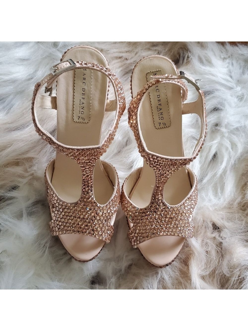Marc Defang Rose Gold Tippy Tops Heels